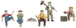 Woodland Scenics 2734 Scale Accents Hobos PKG(5). Fixed Price $27.99.