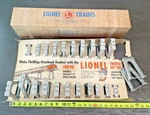 Lionel Trains No. 110-23 First Run Trestle Set Vintage Original Box Scale. Fixed Price $37.85.