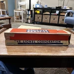 Lionel Postwar Santa Fe Box Only No Isrert & Engine Taped. Fixed Price $15.00.