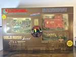 Lionel 8-81000 Gold Rush Special Gauge Steam Freight Train Set. Fixed Price $145.00.