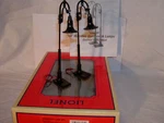 Lionel 6-37172 Gooseneck Street Lamps O27 New Illumination Set Of Black Sealed. Fixed Price $32.99.