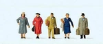 Preiser Ho Train Passengers Figures # 10662 (set Of 5) - Brand New. Fixed Price $14.49.