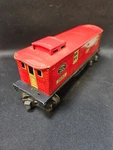 Vintage Scale Pre-war Tin Litho Red Caboose No. 2682 Lionel Lines Train Car. Fixed Price $9.74.