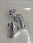 C.h.b. Models JD-57 Sitter White Metal Scale Figure ON30 Chb. Fixed Price $9.95.
