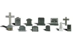 Woodland Scenics A2164 Scale Tombstones. Fixed Price $18.69.