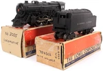 Lionel No. 2025 & 6466W Locomotive Tender Lines Post War Train Gauge. Fixed Price $349.99.