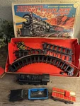 Marx Toys Western Flyer Freight Train Set W/ Headlight Battery Operated J-9926. Fixed Price $99.00.