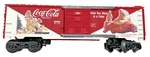 Vintage 1993 K-line Coca-cola Christmas Boxcar Scale Santa Train 644704. Fixed Price $21.00.
