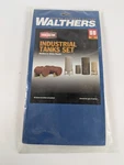 Walthers Ho #933-3197 Industrial Tanks Set (white Plastic) Kit Form (1:87TH). Fixed Price $14.99.
