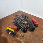 Vintage Marx Train Set With 14 Tracks Wind Up Locomotive. Fixed Price $59.73.