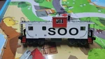 Lionel Gauge Soo Line Caboose. Fixed Price $100.00.