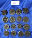 Lionel Postwar Locomotive ASSORTMENT-16 WHEELS/W1. Fixed Price $15.00.