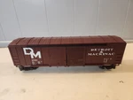 Lionel 2143101 Detroit & Mackinac Standard Double Door Boxcar #2115. Fixed Price $49.00.