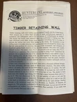Hunterline S/SN3 Timber Retaining Wall Kit. Fixed Price $65.00.