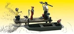 Woodland Scenics 2756 Scale Accents Family Fishing PKG(3). Fixed Price $29.99.