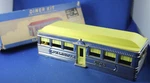 Plasticville O-O27 #DE-7 Diner" Chrome Missing 1 Curtain Nice Box. Fixed Price $34.00.