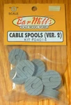 Bar Mills #4014 Cable Spools Version 2 -- Unpainted. Fixed Price $8.95.