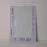 Microscale Decals: Chesapeake & Ohio 50' 85' Piggyback Flat Cars 19.... Fixed Price $8.50.