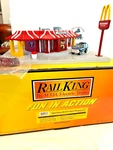 Mth 30-9114 #1" Scarce Mac Donalds Oper. Resturant Illuminated-w-diecast New. Fixed Price $317.55.