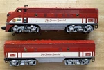 Lionel 2245 Texas Special Ab F3 Diesel Locomotive Set. Fixed Price $225.00.