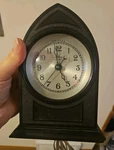 Atlas Electric Manual Start Clock Cathedral Style Bakelite Case Usa Working. Fixed Price $36.00.