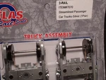 O-scale Atlas #7070 California Zephyr Trucks Silver 2 Rail. Fixed Price $54.95.
