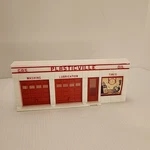 Vintage 1950'S Plasticville Gas Station. Fixed Price $7.00.