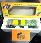 Mth Railking M&m's 40' Double Door Box Car 30-74620 New/mint!!!. Fixed Price $70.00.