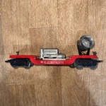 Marx Flatcar Floodlight/generator Westinghouse Corp Rd# Wecx 4571 Working!. Fixed Price $29.00.