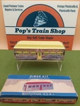 Plasticville, Usa, O/O27/S "plasticville Diner" #DE-7 Chrome & Yellow 1955. Fixed Price $28.95.