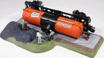 Lionel Hooker Tank Car Accident Lighted Welder Figures 6-37977 Gauge Accessory. Fixed Price $129.99.