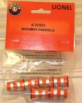Lionel 6-32922 Highway Barrels Mint Nib 2011. Fixed Price $9.95.
