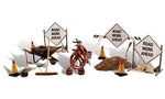 Woodland Crew Detail - Scale Model Railroad Figure #A2762. Fixed Price $26.25.