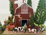 Bachman Plasticville Barn #45-2651 Ho Scale Fully Assembled Hand Painted. Fixed Price $68.00.