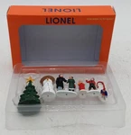 Lionel 6-37852 Christmas People With Snowman And Tree (set Of 6) Ex. Fixed Price $19.99.