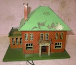 Lionel # 191 Prewar Late 1920'S O-gauge Villa. Lighted. Orange & Green. Fixed Price $49.00.