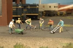 Bachmann Ho Scenescapes Figures Construction Workers PKG(6) 33105. Fixed Price $18.98.