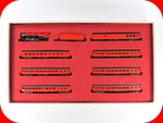 Scale ***nyc Cardinals Train*** Locomotive & Passenger Set Con-cor 8503 Ltd.. Fixed Price $324.95.