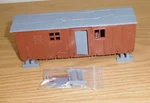 Plasticville Usa & Gauge Railroad Work Car Building Structure Kit. Fixed Price $17.95.