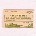 Champ Ho Scale HN-23 Rock Island Road Name Set Decals Nos Please Read Vtg. Fixed Price $5.99.