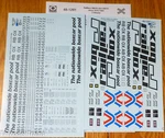 Microscale Decal #48-1291 Rbox & Abox-circa 1975-1984 Ipd Boxcars, Acf, Berwic. Fixed Price $11.75.
