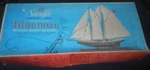 Vintage Scientific 24" Schooner 'bluenose' - Solid Hull Wood Ship Model Kit. Fixed Price $24.95.