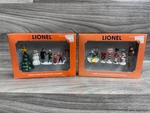 Lionel Scale People Pack Christmas Lawn Figures Lot 6-37997 / 6-37852. Fixed Price $49.99.