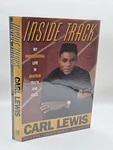 Signed Inside Track By Carl Lewis With Jeffery Marx. 1ST Edition Hard Cover. Fixed Price $17.00.