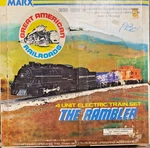 (C4/5) Marx The Rambler Train Set #4336 Bessemer & Lake Erie 15 Pc Untested. Fixed Price $95.00.