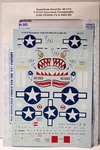 Microscale Decal #48-1115 P-47C/D Razorbacks: 510TH Fs/ 405TH Fg & 448TH Bg. Fixed Price $7.65.