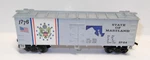 Vintage Tyco 40' Box Car "state Of Maryland Statehood" 1776 Bi-centennial. Fixed Price $6.95.
