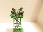 Lionel Trains Post-war 395 Green Floodlight Tower- Works Ok- Good B2R. Fixed Price $36.05.