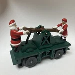 Lionel 6-18403 Santa & Mrs. Claus Motorized Handcar Brown Handle Christmas. Fixed Price $25.99.