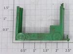 Lionel 356-35X Gauge Green Baggage Cart Truck Without Pads. Fixed Price $6.00.
